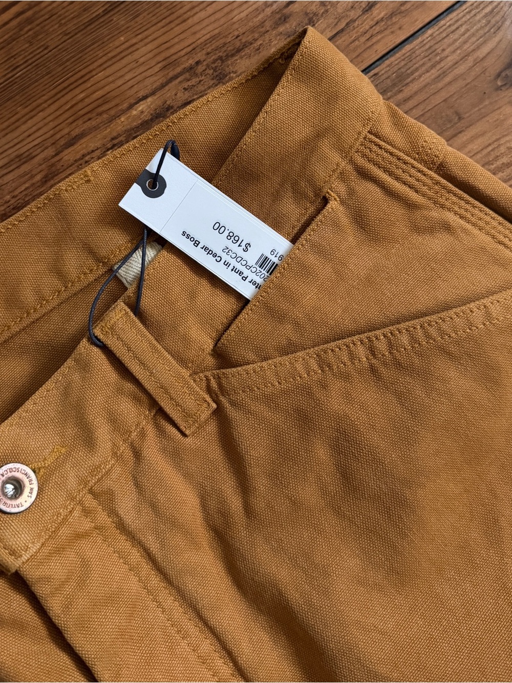 Taylor Stitch x Ron Finley Boss Duck Carpenter Pant 32 NWT - Picture 6 of 15